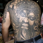 Grozny tatuaż