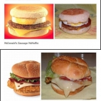 Różnica między fast-foodem w reklamie a w realu
