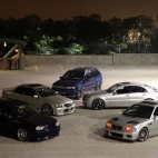 BMW M3,Mercedes E55 AMG,BMW X5,Lexus IS 300,Volkswagen Golf R32