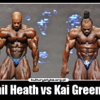 Zawody kulturystyczne, pozowanie, pojedynek Phil Heath vs Kai Greene