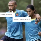 Ronaldinho and Henry