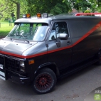 The GMC van used by the A-Team