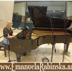 Kompozytorka Emanuela - praca nad muzyką do piosenki Called Angel w Studio Radio Katowice.