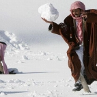 taliby zimą
