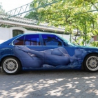 Fajnie pomalowane BMW