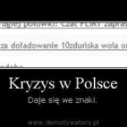 Kryzys w Polsce
