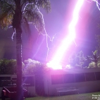 Awesome picture of lightning strike at extreme close range