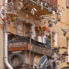 Mega slums na balkonie
