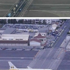 Skrzyzowanie lotniska z autostradą