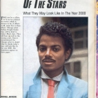 Jak będzie wyglądał Michael Jackson w 2000 r. wg magazynu EBONY z '85 r.
