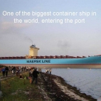 największy kontenerowiec świata - maersk line
