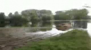 Powódź w Wielkopolsce - Ołobok pod wodą