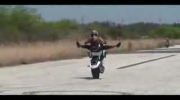 Tena Colbert New Motorcycle stunt Video 