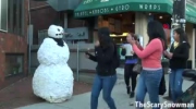 Scary snowman