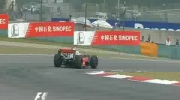 GP Chin - Hamilton driftuje