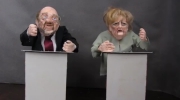 Plastusie TVP - Pomidorowa debata Merkel i Schulza