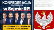 Koło poselskie Konfederacji: Jacek Wilk, Piotr Liroy-Marzec, Marek Jakubiak, Robert Winnicki, Jakub