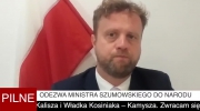 Odezwa ministra Łukasza Szumowskiego do narodu | Dymisja