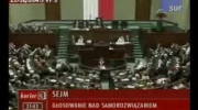 Samorozwiązanie Sejmu V kadencji