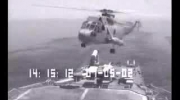 Nieudane lądowanie helikoptera na statku