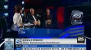 Janusz Korwin-Mikke kontra Robert Biedroń w TVN24