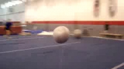 gymnastik ball-spiel