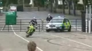 Stunt show by Kevin Carmichael at the Isle of Man