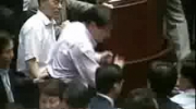 Bójka w Koreańskim parlamencie