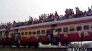 Szalony pociąg w Indiach