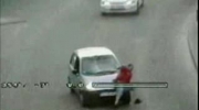 Rosyjska kradziez samochodu - po trupach do celu!