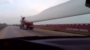Wind Turbine Blade Shipped on I-74