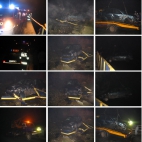 Wypadek w Zembrzycach - auto wypadło z mostu do rzeki