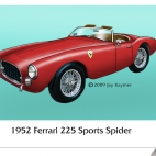 tuning Ferrari 225 Sport Spider
