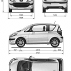 dane techniczne Peugeot 1007 110