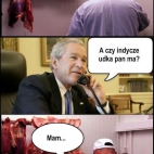 Bush dzwoni do masarni (komixxy.pl)