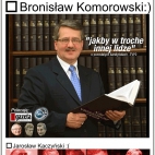 Bronisław Komorowski - karta do głosowania na prezydenta - czyli jak lansowany jest w mediach - czy naprawdę już zebrał wszystkie nasze głosy - aż się zdenerwowałem za JAKBY TROCHĘ INNĄ LIGĘ!