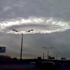 Coś dziwnegona niebie nad Moskwą
