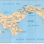 mapa Panama