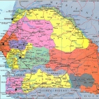 Senegal mapa