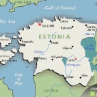 mapa Estonia