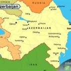 mapa Azerbejdżan
