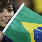 Brazylijka z flagą