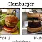 Hamburger dawniej i dzisiaj