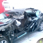 Auto Tshibamby po wypadku