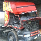 Rozbita Scania V8 164L