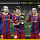 Messi, Iniesta, Xavi