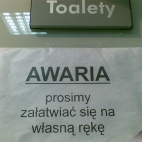 AWaria toalety
