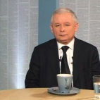 Jarosław Kaczyński i ogromny kubek !