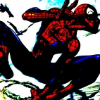 Kolorowy Spiderman