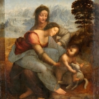 Leonardo da Vinci Święta Anna Samotrzeć